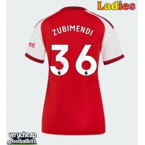 Arsenal Martin Zubimendi #36 Replica Home Shirt Ladies 2026-27 Short Sleeve